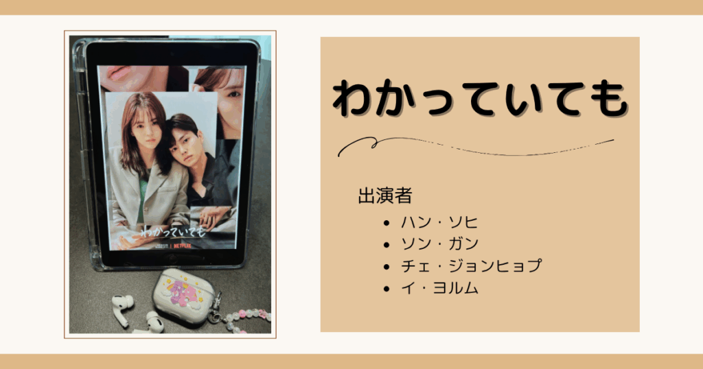 Netflixで見る初めての韓国ドラマのおすすめ｜わかっていても