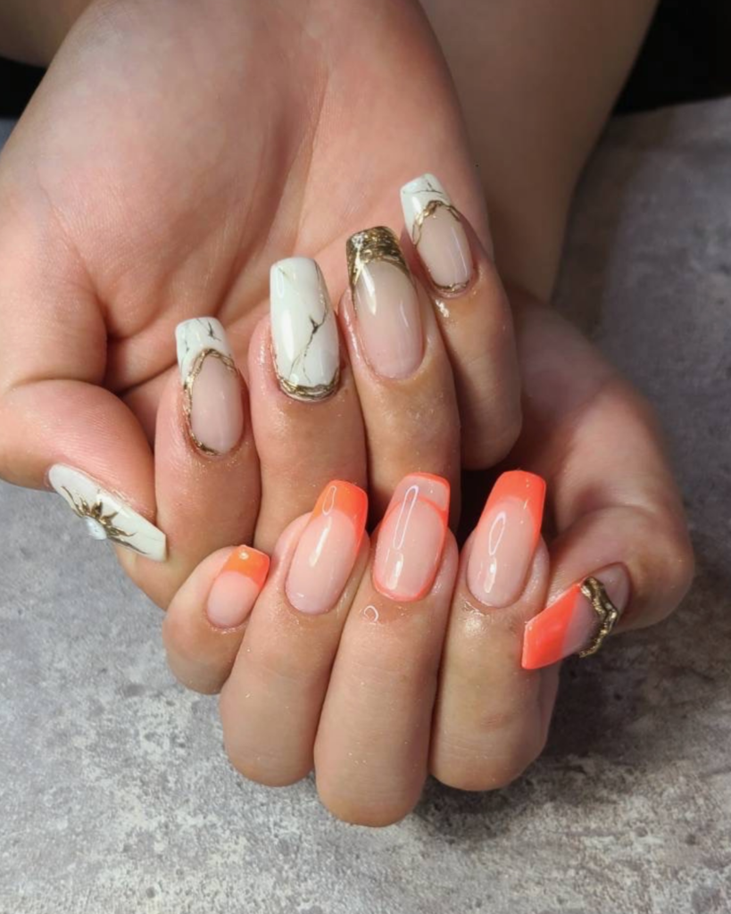 ネイルデザイン｜フレンチネイル・アートネイル・アシメネイル・ホワイト系・その他カラー・夏ネイル