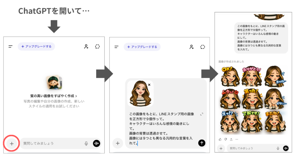 ChatGPTを使ったLINEスタンプの作り方